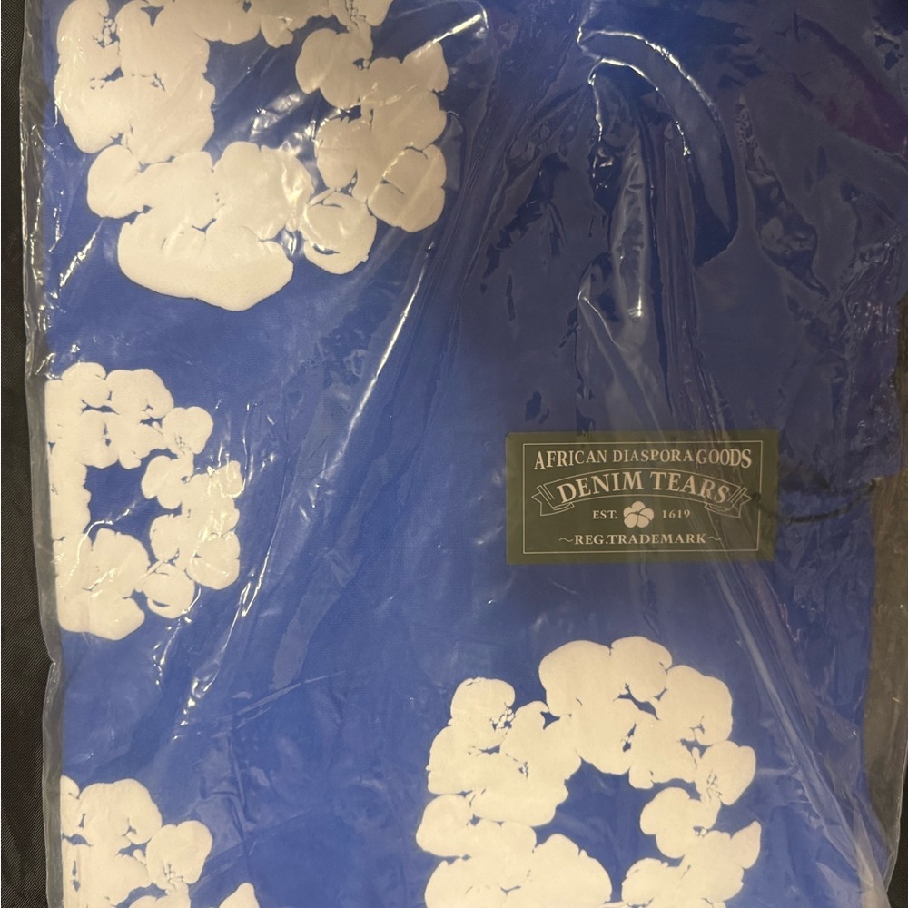 Denim Tears Blue and White Sweatshirt